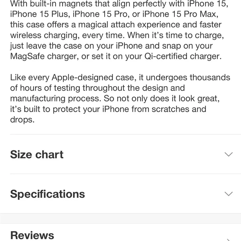 APPLE iPhone 15 Pro Max Clear Case